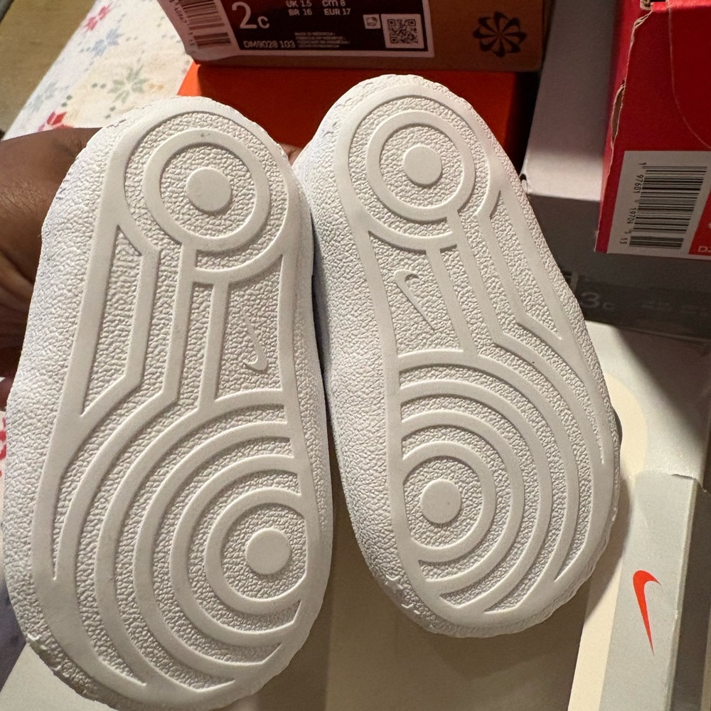 Nike crib Air Force soft bottom 
Size 3c (never been worn) comes with box.